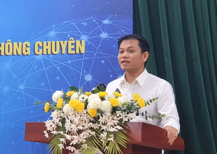 TS Bùi Thanh Sơn phát biểu tại lễ khai mạc.