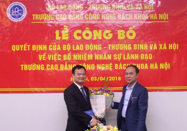 Trường Cao đẳng Công nghệ Bách khoa Hà Nội bổ nhiệm nhân sự chủ chốt ảnh 1 Trường Cao đẳng Công nghệ Bách khoa Hà Nội bổ nhiệm nhân sự chủ chốt ảnh 1