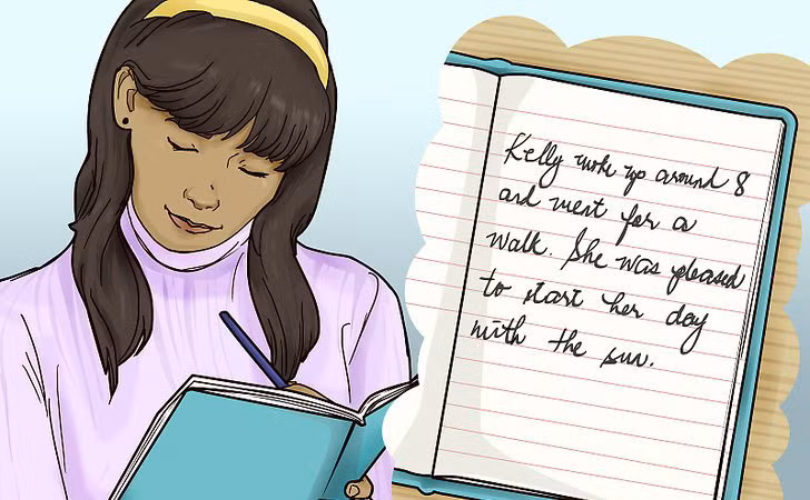 Viết nhật kí hàng ngày là cách rất hữu hiệu để cải thiện khả năng viết tiếng Anh của mình. Ảnh minh họa/internet