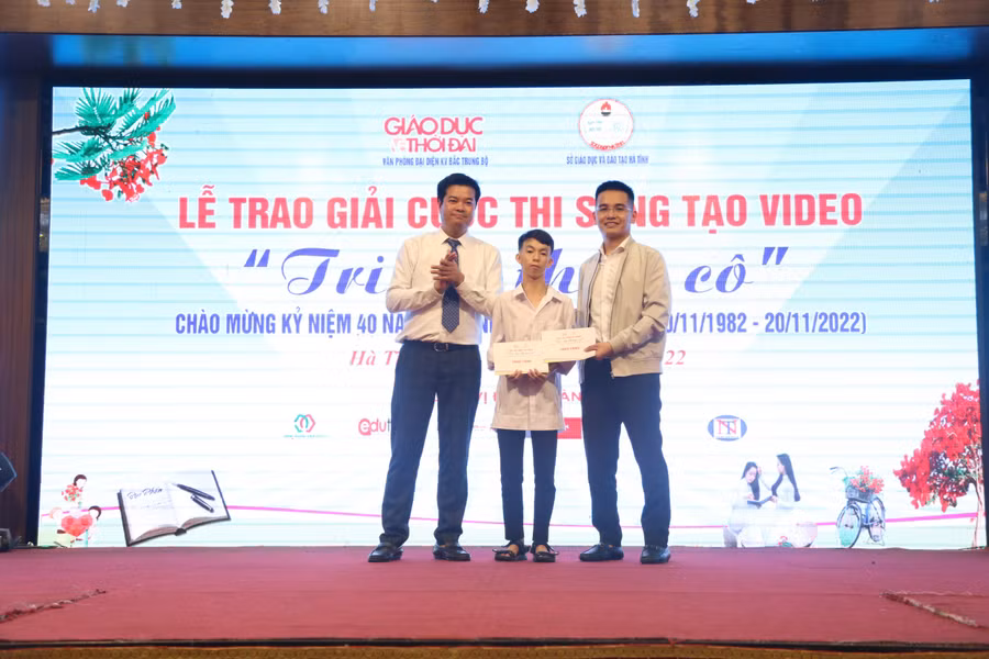 Em Trần Bảo Quốc, trường THPT Lý Tự Trọng - nhân vật trong tác phẩm "Quốc tý hon".