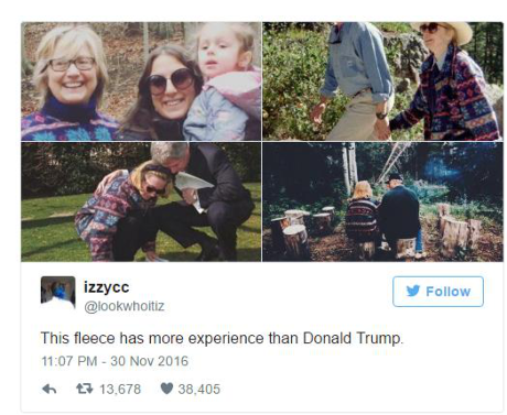 Bà Hillary Clinton được ca ngợi vì gìn giữ và mặc một chiếc áo khoác hơn 20 năm - Ảnh 6 Ba Hillary Clinton duoc ca ngoi vi gin giu va mac mot chiec ao khoac hon 20 nam - Anh 6