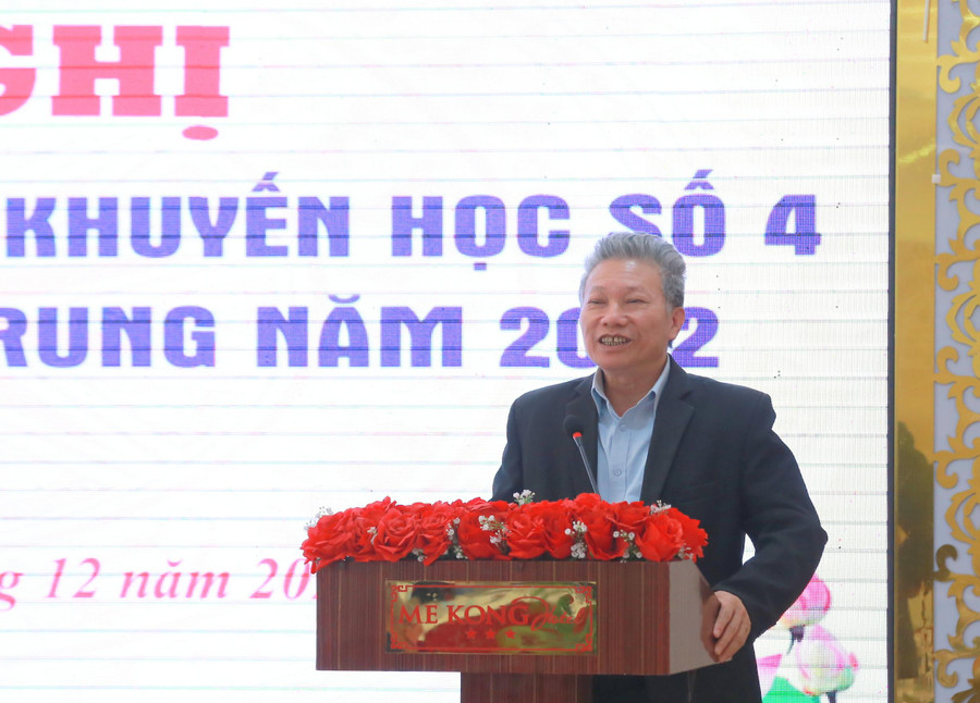 Phó Chủ tịch Hội Khuyến học Việt Nam đề nghị cần lan tỏa các phong trào khuyến học, khuyến tài.