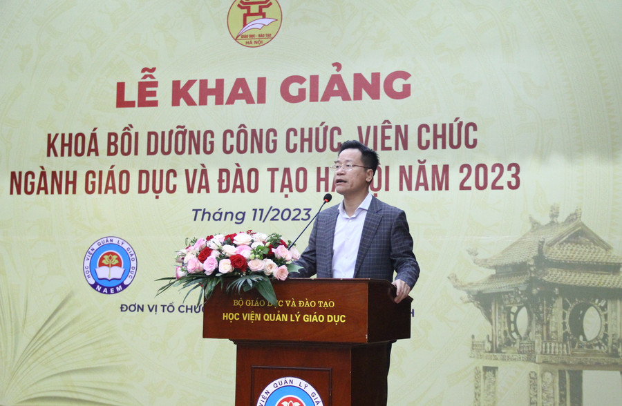 Ông Lê Đức Thuận - Trưởng phòng GD&amp;ĐT quận Ba Đình (Hà Nội).