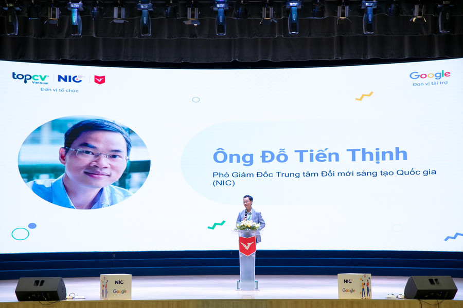 Ông Đỗ Tiến Thịnh, Phó giám đốc NIC phát biểu tại sự kiện. Ông Đỗ Tiến Thịnh, Phó giám đốc NIC phát biểu tại sự kiện.