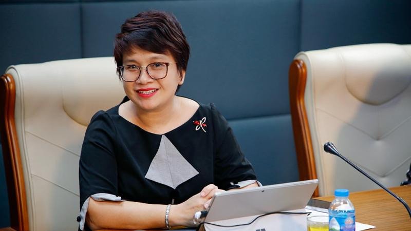 PGS.TS Nguyễn Thu Thuỷ chia sẻ tại tọa đàm.