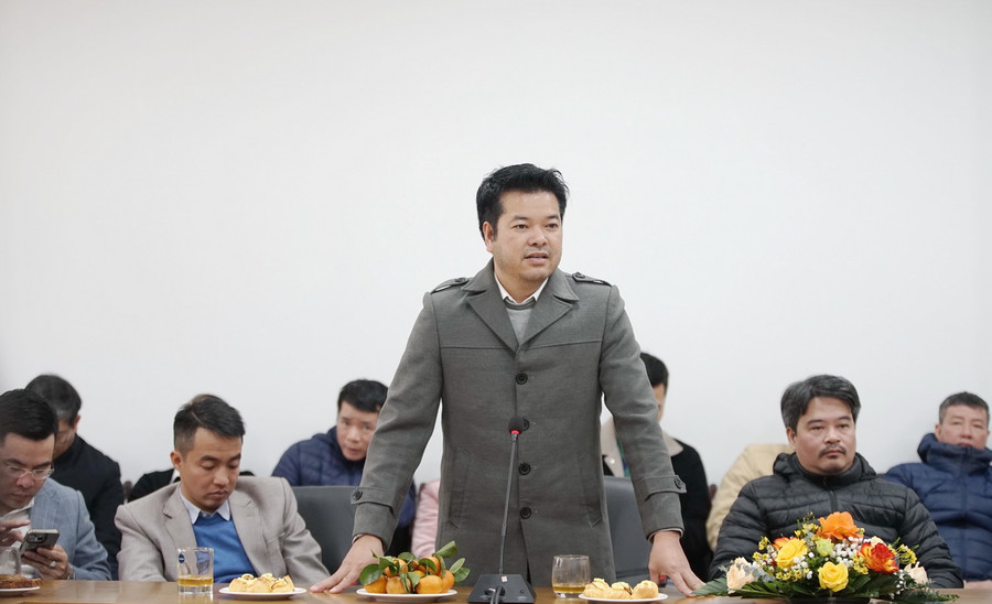 Đại diện Văn phòng thường trú Bắc Trung Bộ phát biểu tại Hội nghị.