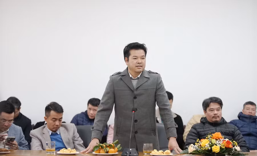 Đại diện Văn phòng thường trú Bắc Trung Bộ phát biểu tại Hội nghị.