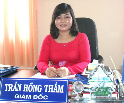 Bà Trần Hồng Thắm - Giám đốc Sở GD&ĐT TP Cần Thơ Bà Trần Hồng Thắm - Giám đốc Sở GD&ĐT TP Cần Thơ