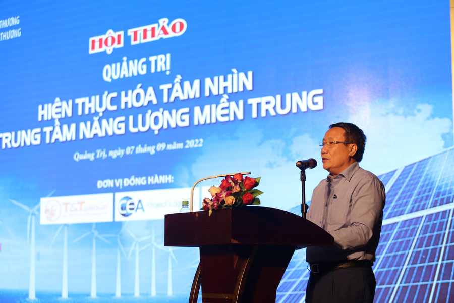 Ông Hà Sỹ Đồng – Phó Chủ tịch Thường trực UBND tỉnh Quảng Trị phát biểu tại hội thảo.