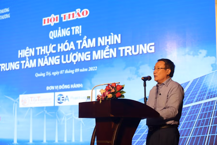 Ông Hà Sỹ Đồng – Phó Chủ tịch Thường trực UBND tỉnh Quảng Trị phát biểu tại hội thảo.