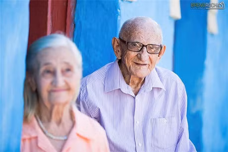 Ngam bo anh dep ve tinh yeu cua cap ong cu ba lao - Anh 6