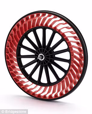 Ve dep hoan hao cua banh xe khong bom hoi den tu Nhat Ban - Anh 3