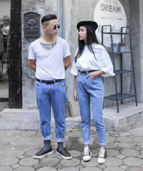 Mix đồ đôi đẹp như sao để Mix do doi dep nhu sao de