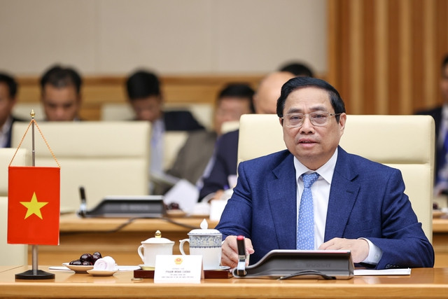 Thủ tướng Phạm Minh Chính phát biểu tại kỳ họp - Ảnh: VGP/Nhật Bắc Thủ tướng Phạm Minh Chính phát biểu tại kỳ họp - Ảnh: VGP/Nhật Bắc