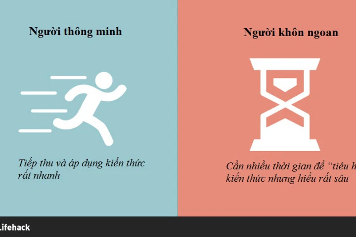 8 điều khác biệt giữa người thông minh và người khôn ngoan