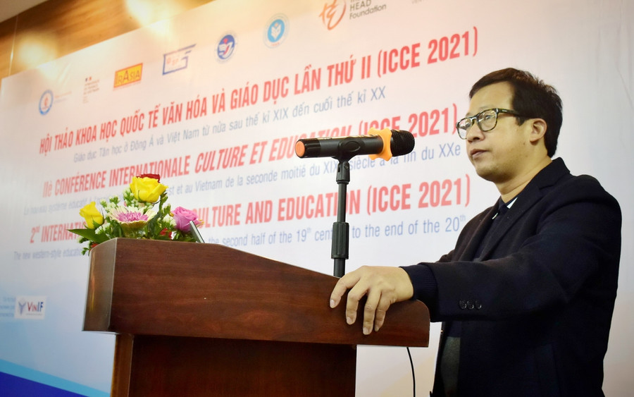 PGS.TS Lê Anh Phương phát biểu tại hội thảo PGS.TS Lê Anh Phương phát biểu tại hội thảo