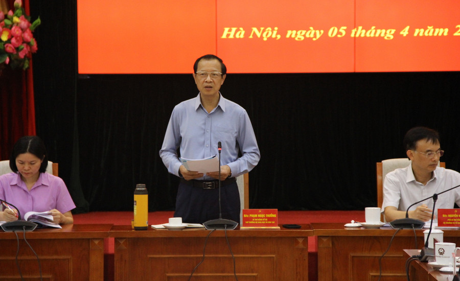 Thứ trưởng Phạm Ngọc Thưởng phát biểu tại Hội nghị. Thứ trưởng Phạm Ngọc Thưởng phát biểu tại Hội nghị.