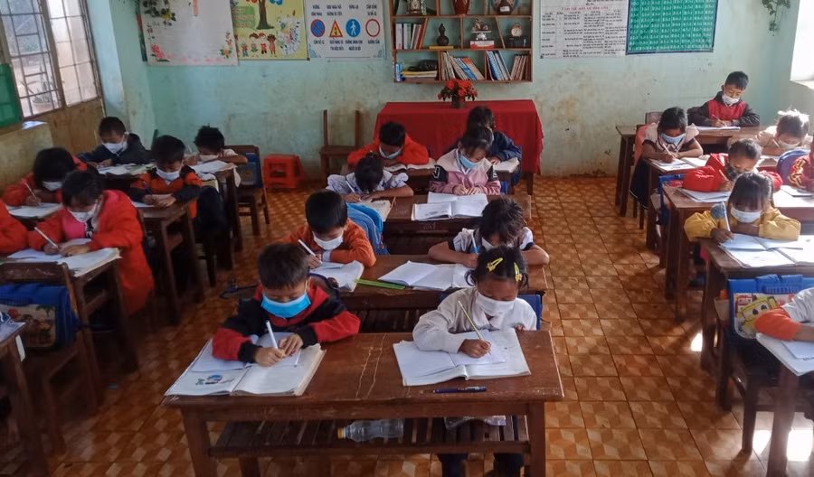 Đa số các trường tại Gia Lai cho học sinh học trực tiếp từ ngày 14/2.