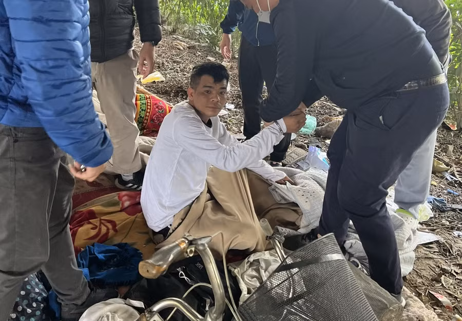 Đối tượng Nguyễn Văn Sơn bị cơ quan chức năng bắt giữ.