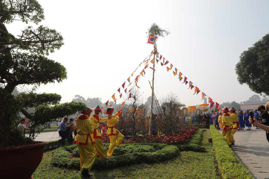 Cây nêu được dùng là loại tre đực cao, to, được chặt sạch các cành, chỉ để lại trên ngọn có nhánh lá.