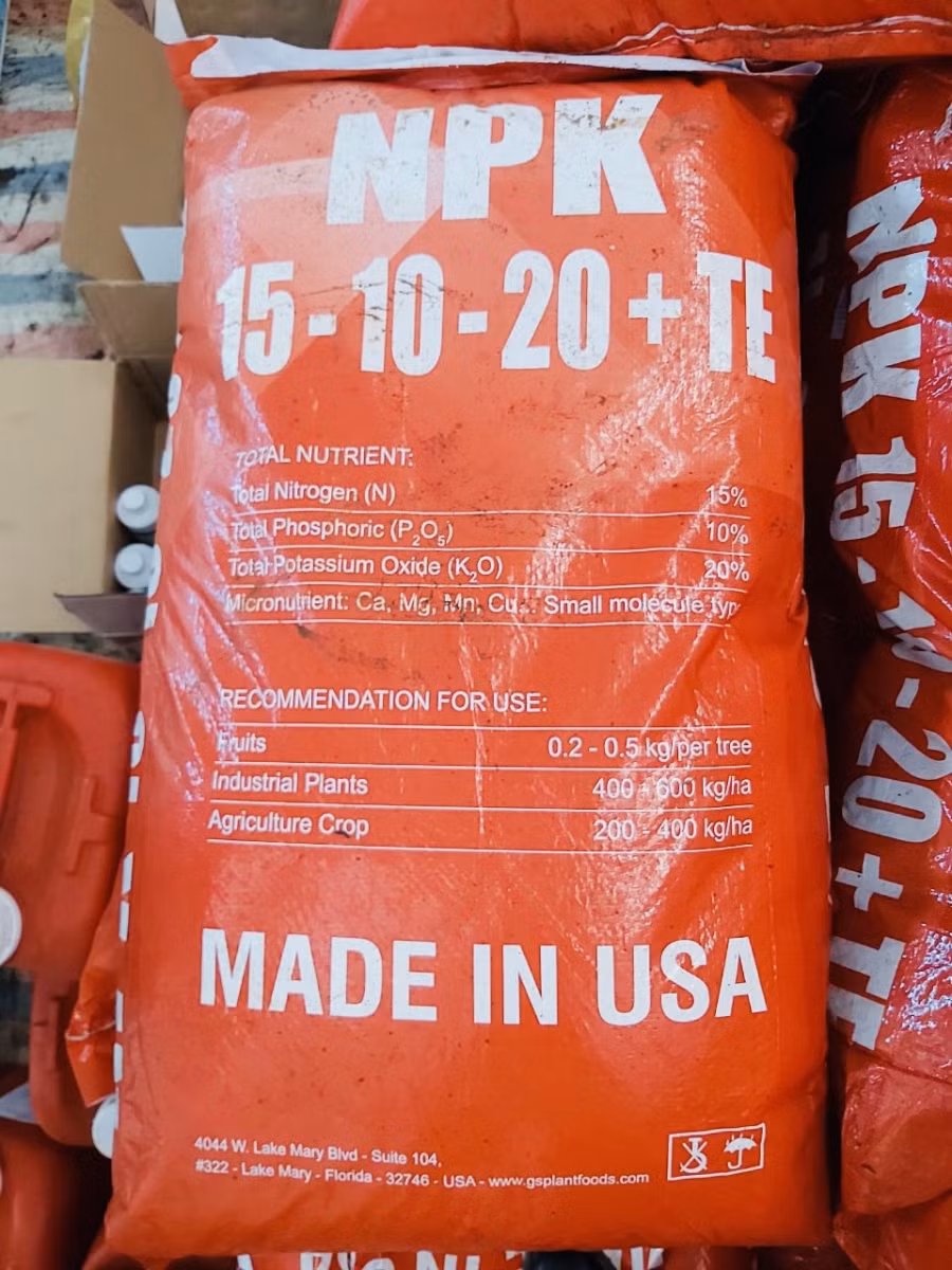 Một sản phẩn phân bón của ông Đ. nghi làm giả nhưng lại để xuất xứ "USA".