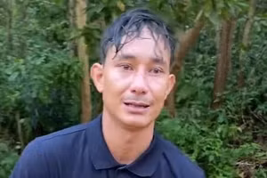 Anh Nguyễn Cao Tùng (32 tuổi, ngụ xã Trà Leng).