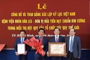 Bệnh viện đầu tiên nào của Việt Nam đạt chuẩn kim cương về điều trị đột quỵ?