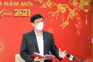 Bộ trưởng Bộ Y tế Nguyễn Thanh Long. Ảnh: PV/Vietnam+