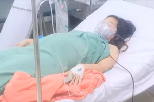 Sản phụ được theo dõi tại bệnh viện. Ảnh: BV.