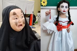 Chết cười những màn hóa trang Halloween "bá đạo"