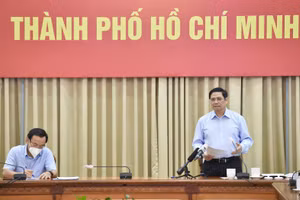 Thủ tướng Phạm Minh Chính phát biểu tại cuộc họp. Ảnh: VGP.