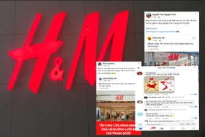 H&M bị kêu gọi tẩy chay. Ảnh chụp màn hình facebook.