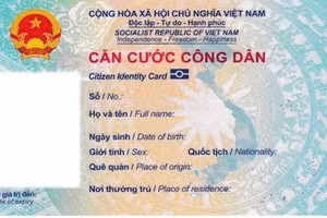 Bộ công an chính thức công bố mẫu thẻ căn cước công dân gắn chip