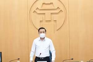 Phó Chủ tịch Chử Xuân Dũng phát biểu kết luận cuộc họp. Ảnh: Quỳnh Anh
