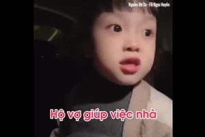 Xôn xao clip bé gái 4 tuổi "lên lớp" bố như "bà cụ non"