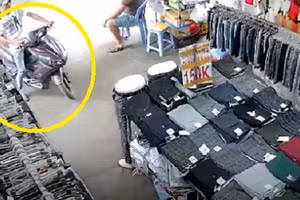 Video: Nam thanh niên xin làm nhân viên rồi trộm xe máy của chủ