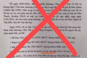 Bác tin đồn có người mắc COVID-19 đi hát Karaoke "tay vịn"