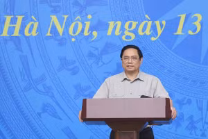 Thủ tướng Chính phủ Phạm Minh Chính phát biểu tại phiên họp thứ 17 của Ban Chỉ đạo Quốc gia phòng, chống dịch Covid-19. Ảnh: VGP.