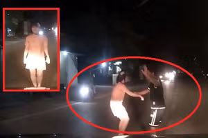 Video: Cãi nhau với bạn trai, cô gái lao ra giữa đường chặn đầu ô tô