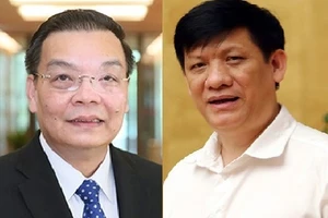 Ông Chu Ngọc Anh (trái) và ông Nguyễn Thanh Long.