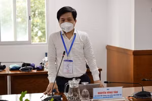 Phó Giám đốc Trung tâm Kiểm soát bệnh tật TP Hồ Chí Minh Nguyễn Hồng Tâm. Ảnh: Khang Minh.