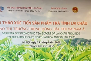 Tìm hướng xuất khẩu trà Lai Châu vào thị trường Trung Đông, Bắc Phi và Nam Á