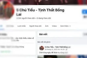 Một trong những trang Facebook chia sẻ hình ảnh trẻ em tại "Tịnh thất Bồng Lai" mà Cục Trẻ em đề nghị xử lý. Ảnh: Vietnam+.