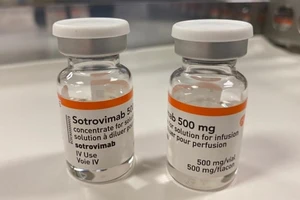 Một số bệnh nhân Covid-19 kháng thuốc Sotrovimab từ 6 đến 13 ngày sau khi điều trị, khiến "thuốc không hoạt động hiệu quả", một nghiên cứu của Úc đã phát hiện ra. Ảnh: GlaxoSmithKline/PA.