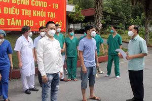 Toàn tỉnh Bắc Giang hiện có 4.128 bệnh nhân Covid-19 khỏi bệnh. Ảnh: TL.