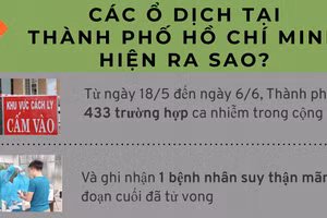 {Infographic} Toàn cảnh các ổ dịch COVID-19 tại TP Hồ Chí Minh 