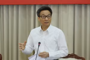 Phó Thủ tướng Vũ Đức Đam phát biểu tại buổi làm việc - Ảnh: VGP/Đình Nam.