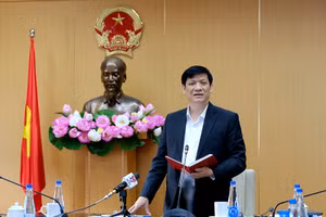 GS.TS Nguyễn Thanh Long- Uỷ viên TW Đảng, Bộ trưởng Bộ Y tế. Ảnh: Trần Minh