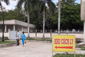 Bệnh viện Lao và Bệnh phổi Vĩnh Long - nơi bệnh nhân mắc Covid-19 mới đang điều trị. Ảnh: Ca Linh.