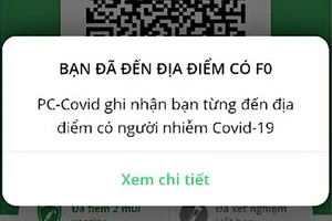 PC-Covid thêm tính năng cảnh báo người dùng tiếp xúc bệnh nhân Covid-19